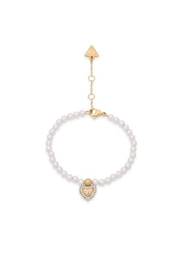 Guess Bransoletka JUBB06 091JW Biały. Materiał: ze stali nierdzewnej, ze stali. Kolor: biały
