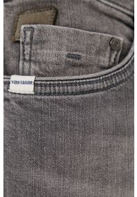 Tom Tailor - Szorty jeansowe. Kolor: szary. Materiał: jeans