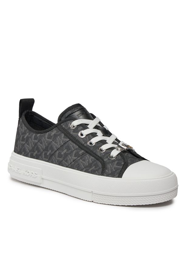 Trampki MICHAEL Michael Kors Evy Lace Up 43H3EYFS1B Black. Kolor: czarny. Materiał: skóra