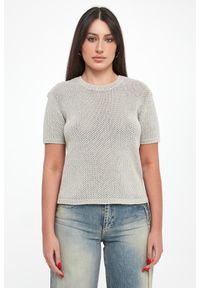 Armani Exchange - Sweter damski z krótkim rękawem ARMANI EXCHANGE. Długość rękawa: krótki rękaw. Długość: krótkie #5