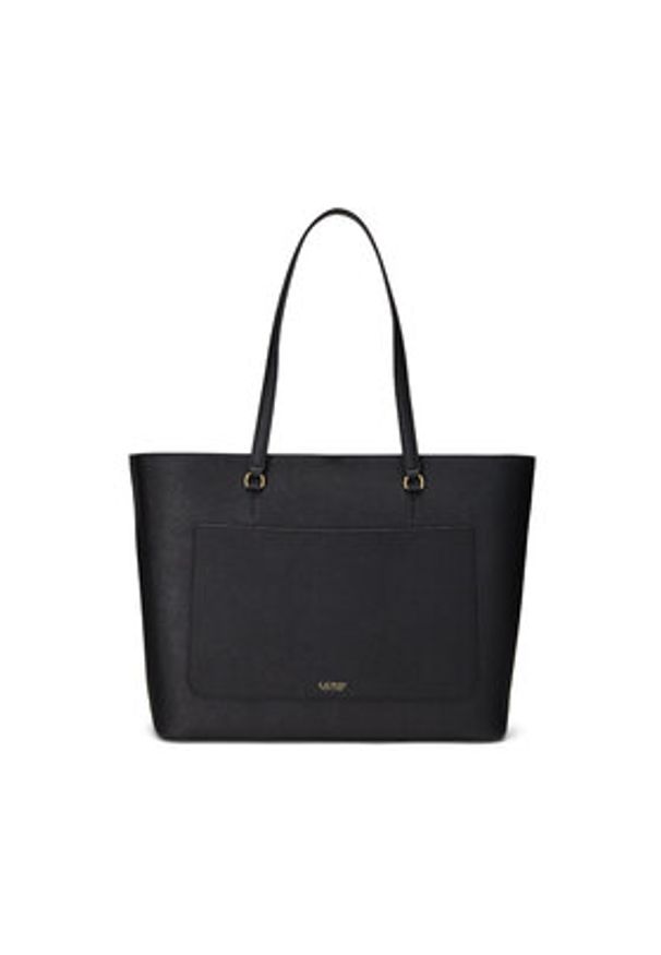 Lauren Ralph Lauren Torebka 431911655001 Czarny. Kolor: czarny. Materiał: skórzane
