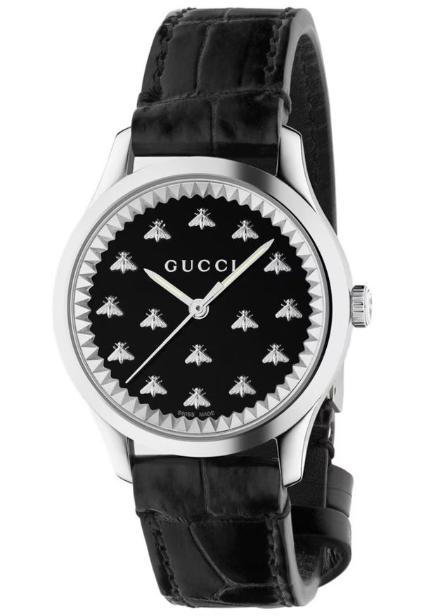 Gucci - Zegarek Damski GUCCI G-Timeless YA1265055. Materiał: skóra. Styl: klasyczny, elegancki