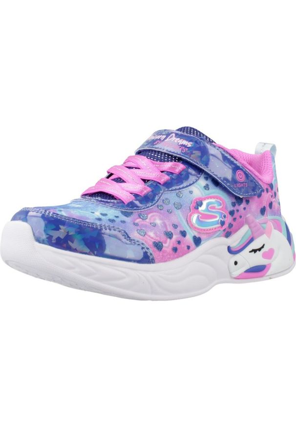 skechers - Buty SKECHERS 303063L Fioletowy. Okazja: na co dzień. Kolor: fioletowy. Materiał: tkanina, syntetyk