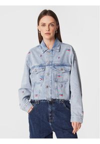 Kurtka jeansowa Tommy Jeans. Kolor: niebieski #1
