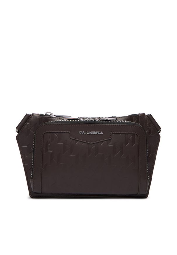 Karl Lagerfeld - KARL LAGERFELD Plecak A1M30004 Brązowy. Kolor: brązowy. Materiał: skóra