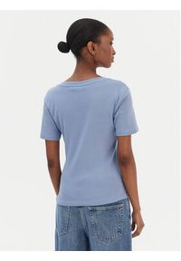 TOMMY HILFIGER - Tommy Hilfiger T-Shirt New Cody WW0WW40584 Niebieski Slim Fit. Kolor: niebieski. Materiał: bawełna #5