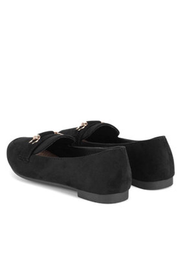 DeeZee Loafersy QHS-3 Czarny. Kolor: czarny. Materiał: materiał