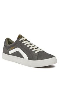 Sneakersy s.Oliver 5-13653-41 Dark Grey 235. Kolor: szary. Materiał: skóra