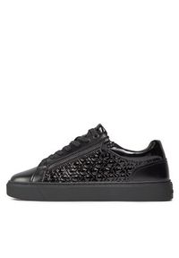 Calvin Klein Sneakersy Low Top Lace Up W/Zip Mono HM0HM01277 Czarny. Kolor: czarny