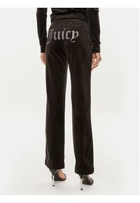 Juicy Couture Spodnie dresowe Tina JCAPW045 Czarny Regular Fit. Kolor: czarny. Materiał: dresówka, syntetyk