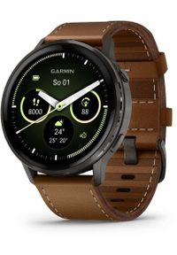 GARMIN - Zegarek sportowy Garmin Venu 4 - 45 mm Brązowy (010-03014-03). Kolor: brązowy. Styl: sportowy #1
