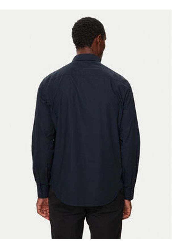 Armani Exchange Koszula 6DZC20 ZNXLZ Granatowy Regular Fit. Kolor: niebieski. Materiał: bawełna