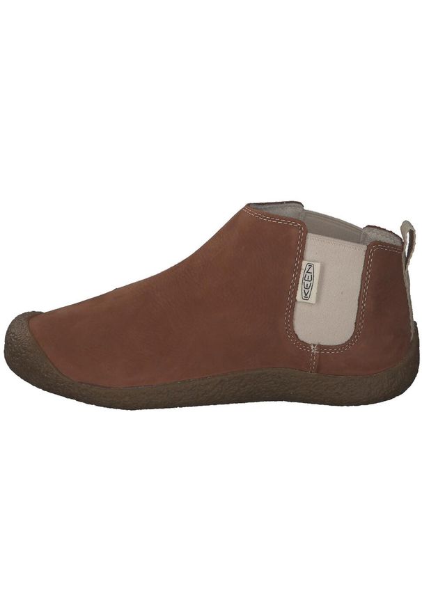 keen - Buty do chodzenia damskie Keen Mosey. Zapięcie: bez zapięcia. Kolor: szary, brązowy, wielokolorowy. Materiał: zamsz, materiał, skóra. Szerokość cholewki: normalna. Sport: turystyka piesza