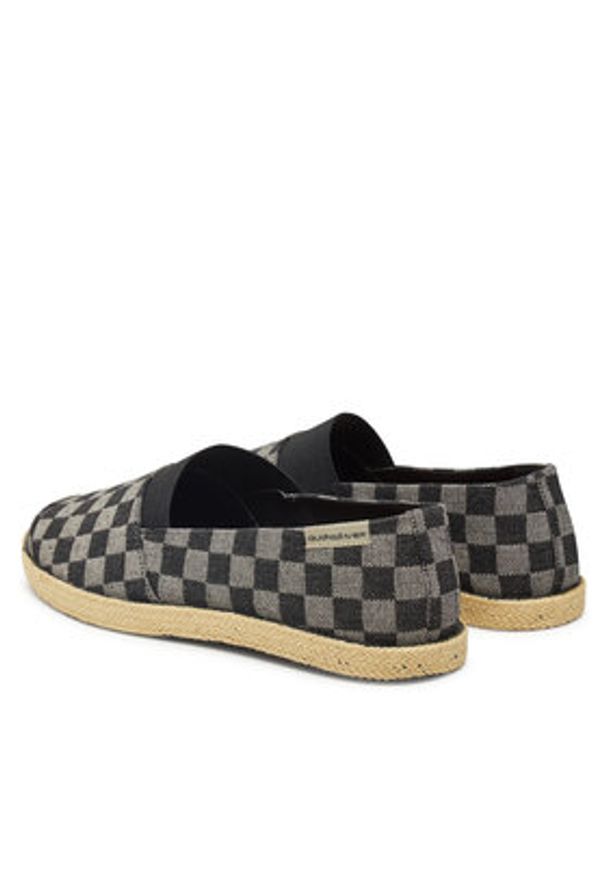 Quiksilver Espadryle AQYS700053 Szary. Kolor: szary. Materiał: materiał