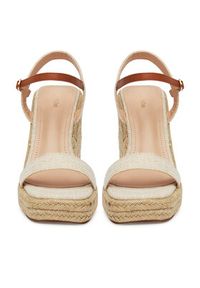 DeeZee Espadryle LWSB42-2 Beżowy. Kolor: beżowy. Materiał: materiał #4