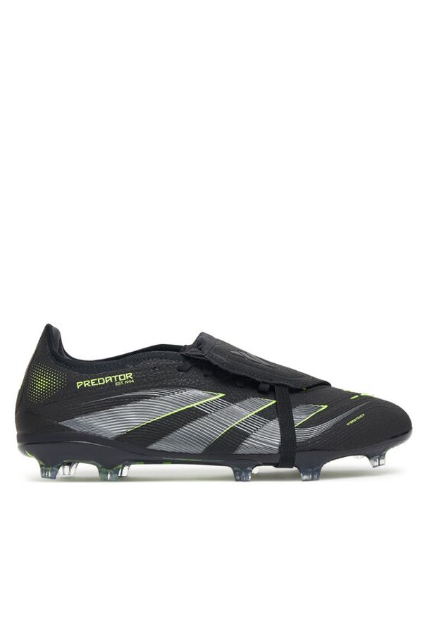 Adidas - adidas Buty do piłki nożnej Predator Pro Fold-Over Tongue Firm Ground JS4072 Czarny. Kolor: czarny. Materiał: skóra