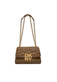 DKNY Torebka Minna R433KG75 Brązowy. Kolor: brązowy. Materiał: skórzane
