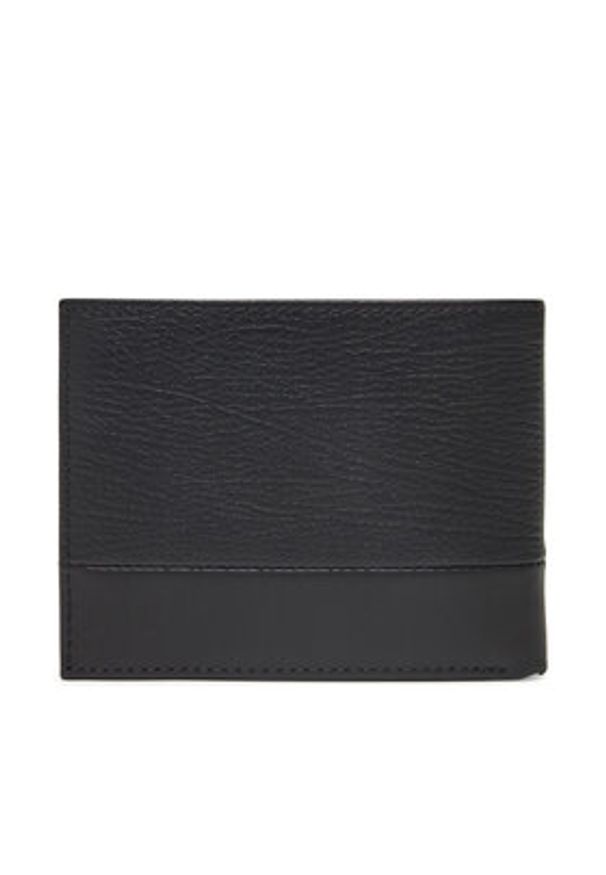 Calvin Klein Portfel męski Subtle Mix Trifold 10Cc W/Coin K50K512847 Czarny. Kolor: czarny. Materiał: skóra