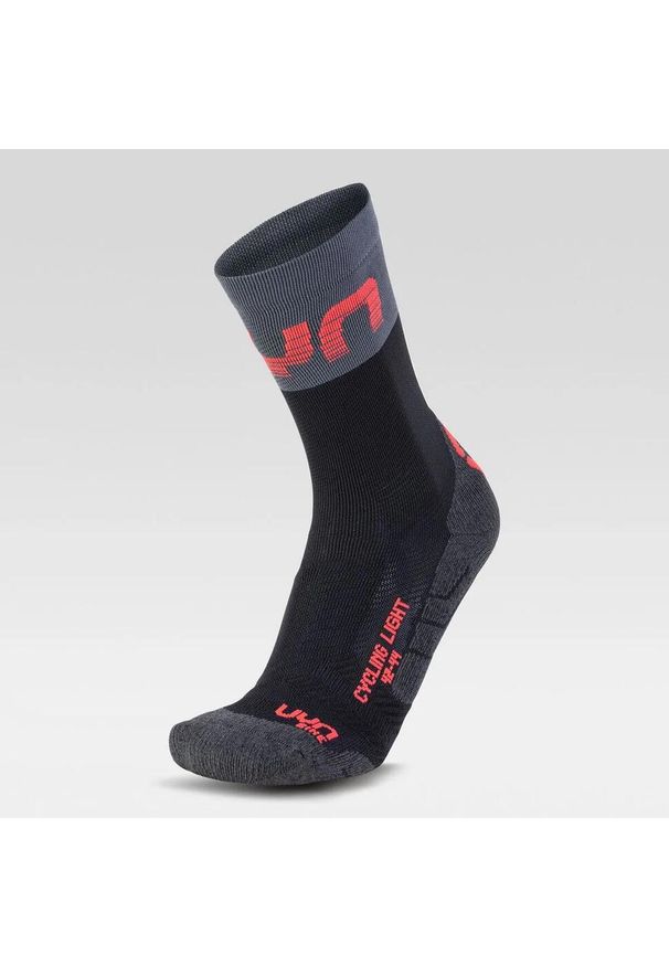 UYN - Skarpety rowerowe MAN CYCLING LIGHT SOCKS r.42-44. Kolor: czarny, pomarańczowy, wielokolorowy. Sport: kolarstwo