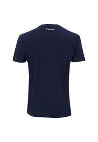TECNIFIBRE - Koszulka treningowa męska Tecnifibre Team. Kolor: niebieski. Materiał: bawełna. Długość rękawa: krótki rękaw. Długość: krótkie