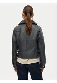 Vero Moda Kurtka z imitacji skóry Hailey 10250405 Szary Regular Fit. Kolor: szary. Materiał: skóra #2