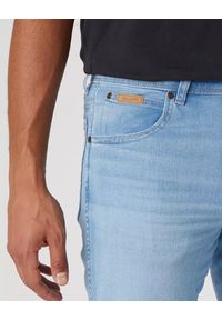 Wrangler - WRANGLER TEXAS SLIM MĘSKIE SPODNIE JEANSOWE JEANSY SPOT LITE W12SXPZ87