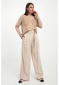 Sweter damski z jedwabiem i kaszmirem PESERICO. Materiał: jedwab, kaszmir