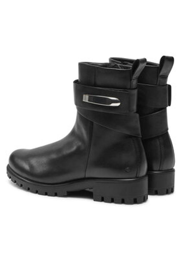 ecco - ECCO Botki Modtray W 49019301001 Czarny. Kolor: czarny. Materiał: skóra