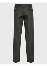 Dickies Spodnie materiałowe Work DK0A4XK9OGX Zielony Slim Fit. Kolor: zielony. Materiał: bawełna