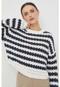 Answear Lab sweter damski kolor czarny. Kolor: czarny. Materiał: dzianina. Wzór: ze splotem. Styl: wakacyjny #2