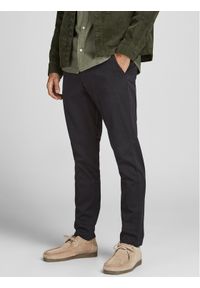 Jack & Jones Spodnie materiałowe Marco Dave 12174152 Czarny Slim Fit. Kolor: czarny. Materiał: bawełna #1
