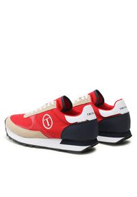 Trussardi Jeans - Trussardi Sneakersy 77A00512 Czerwony. Kolor: czerwony. Materiał: materiał #4