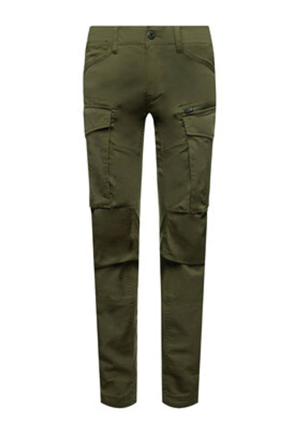 G-Star RAW - G-Star Raw Spodnie materiałowe Rovic D02190-5126-6059 Zielony Tapered Fit. Kolor: zielony. Materiał: bawełna