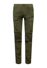 G-Star RAW - G-Star Raw Spodnie materiałowe Rovic D02190-5126-6059 Zielony Tapered Fit. Kolor: zielony. Materiał: bawełna #4