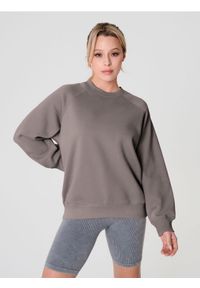 Sinsay - Bluza w stylu basic - brązowy. Kolor: brązowy