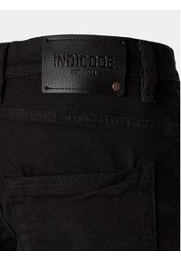 INDICODE Szorty jeansowe Kaden Holes 70-104 Czarny Regular Fit. Kolor: czarny. Materiał: bawełna