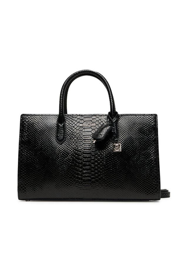 MICHAEL Michael Kors Torebka Scarlett 30T5SETS2L Czarny. Kolor: czarny. Materiał: skórzane