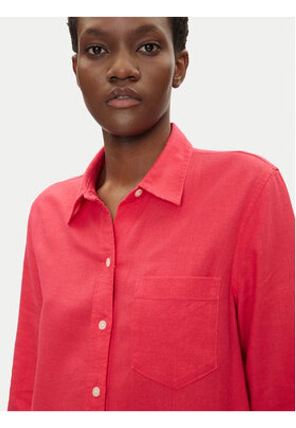 GAP - Gap Koszula 885287-14 Różowy Regular Fit. Kolor: różowy. Materiał: len, wiskoza