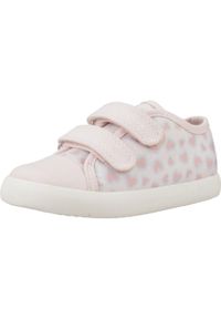 Tenisówki Geox Model B Gisli Girl Kolor Rose. Kolor: różowy. Materiał: tkanina