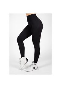 GORILLA WEAR - Legginsy fitness damskie Gorilla Wear Yava Seamless Leggings. Kolor: czarny. Sport: fitness