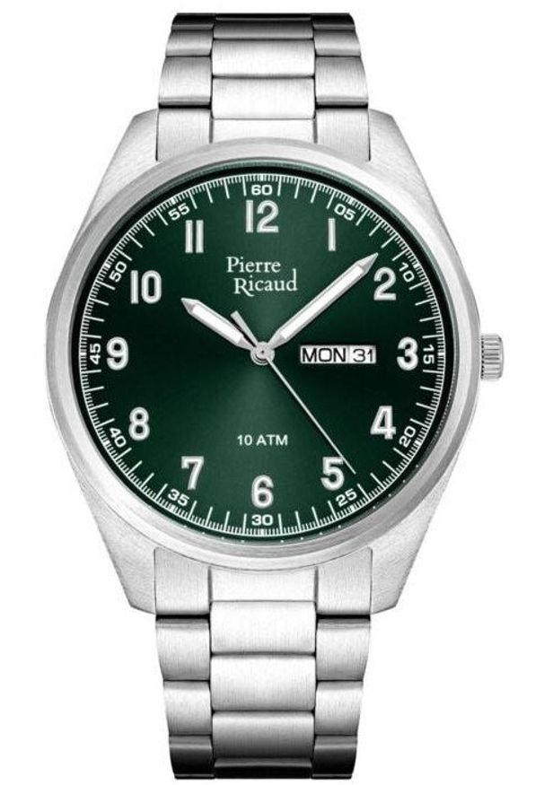 Zegarek męski Pierre Ricaud P6053.5120Q srebrny. Kolor: srebrny