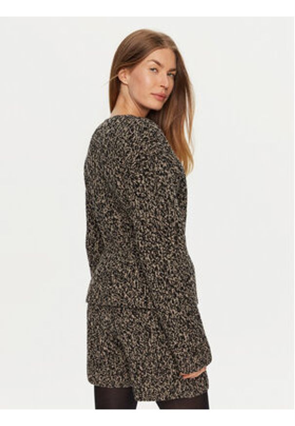 Herskind Kardigan Sabina 5332151 Szary Relaxed Fit. Kolor: szary. Materiał: wełna