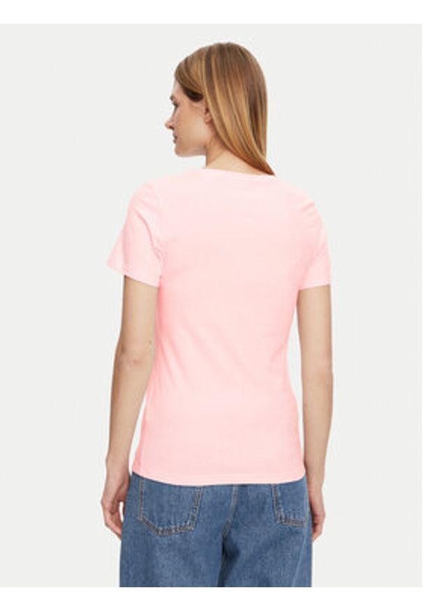 Guess T-Shirt O5GI02 KBBU1 Różowy Regular Fit. Kolor: różowy. Materiał: bawełna