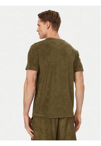 Emporio Armani T-Shirt EM000692 AF20449 F7014 Zielony Regular Fit. Kolor: zielony. Materiał: bawełna #2