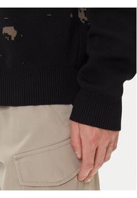 G-Star RAW - G-Star Raw Sweter Sprayed 89 D27772-D488 Czarny Relaxed Fit. Kolor: czarny. Materiał: bawełna #5