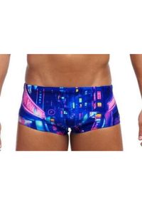 FUNKY TRUNKS - Trunki męskie Funky Trunks Cyber City - sidewinder. Kolor: niebieski