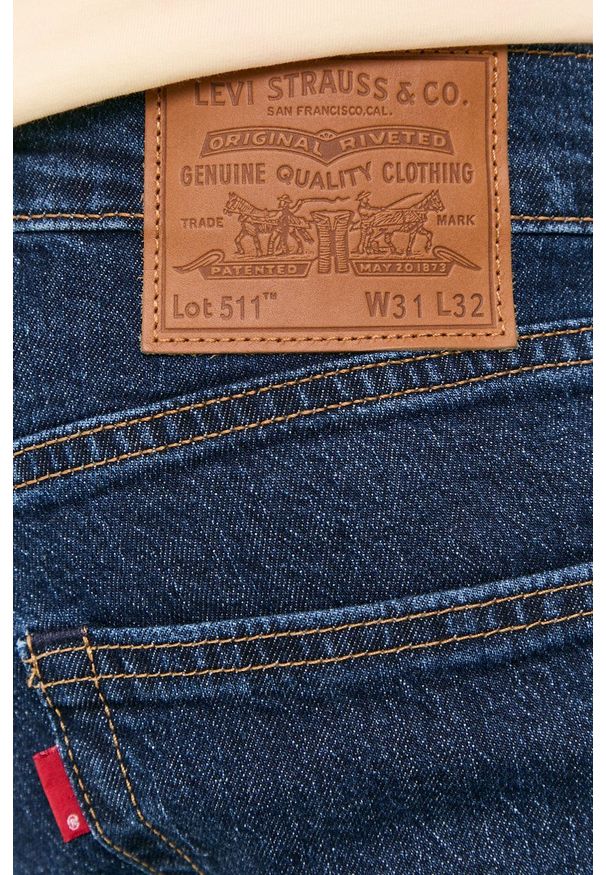 Levi's® - Levi's - Jeansy 511. Okazja: na spotkanie biznesowe. Kolor: niebieski. Styl: biznesowy