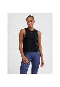 Damski tank top Hummel Vanja Muscle. Kolor: czarny. Długość rękawa: bez rękawów. Sport: fitness