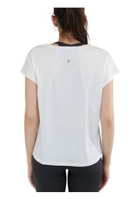 FUNDANGO - Koszulka sportowa damska Hanabi T-shirt z krótkim rękawem. Kolor: biały. Długość rękawa: krótki rękaw. Długość: krótkie. Sport: taniec, joga i pilates