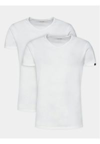 Puma Komplet 2 t-shirtów Basic 935017 Biały Regular Fit. Kolor: biały. Materiał: bawełna